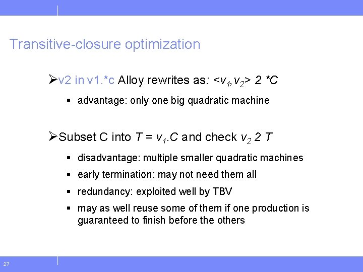 Validation And Verification Of Software Sequential Encoding For