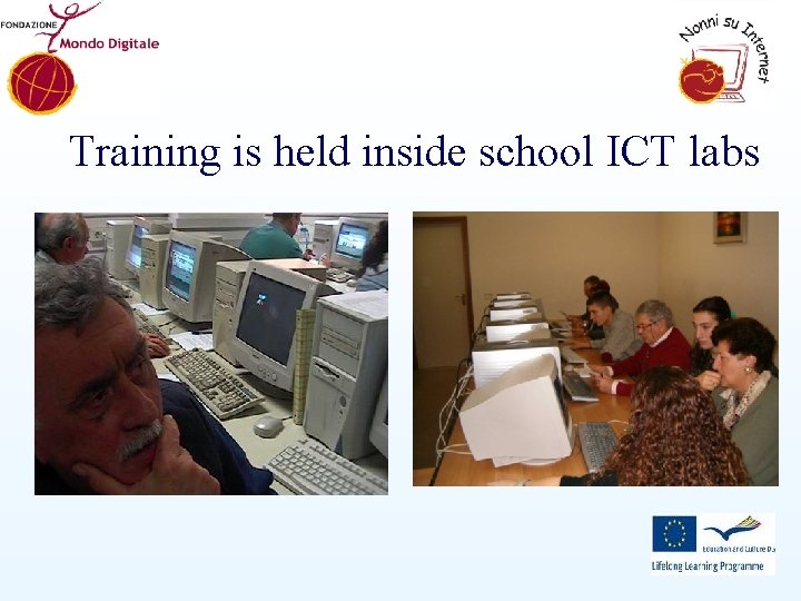 Training is held inside school ICT labs 