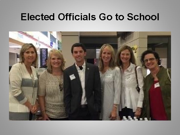 Elected Officials Go to School 