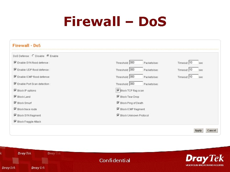 Firewall – Do. S Confidential 