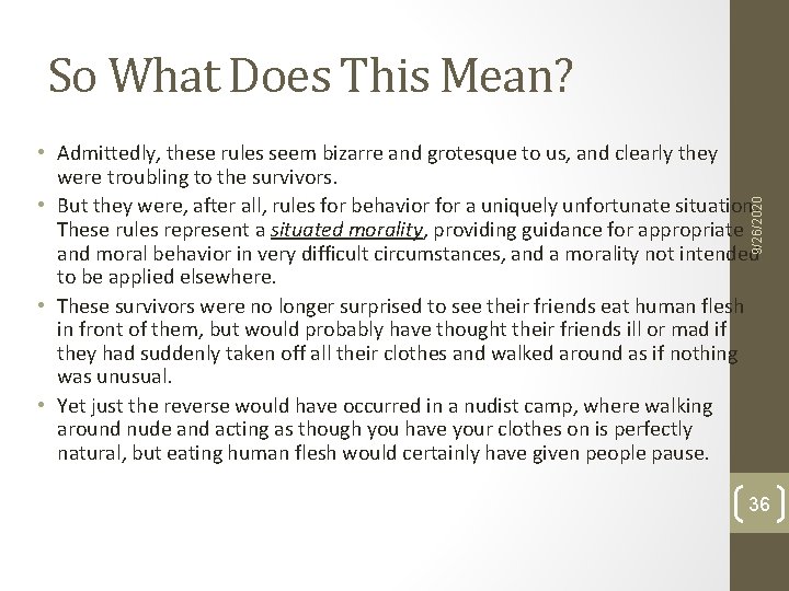 So What Does This Mean? 9/26/2020 • Admittedly, these rules seem bizarre and grotesque So What Does This Mean? 9/26/2020 • Admittedly, these rules seem bizarre and grotesque