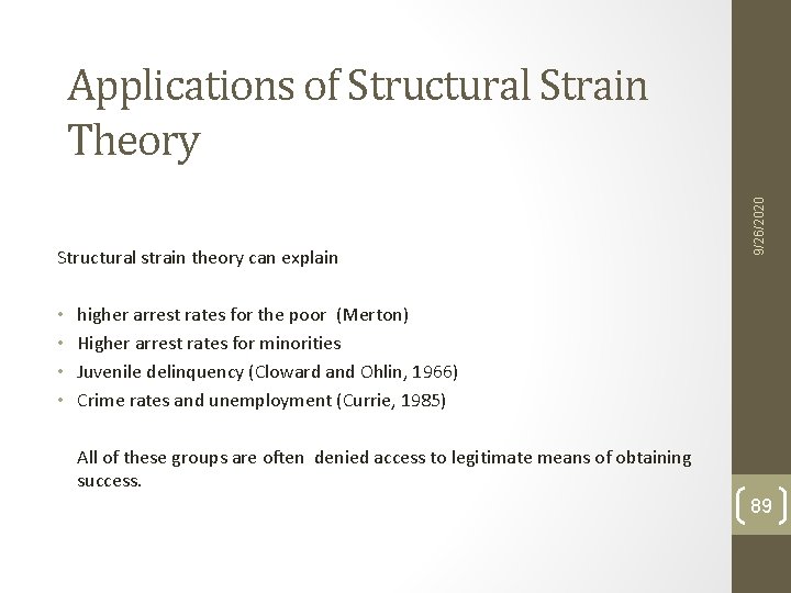 Structural strain theory can explain • • 9/26/2020 Applications of Structural Strain Theory higher Structural strain theory can explain • • 9/26/2020 Applications of Structural Strain Theory higher