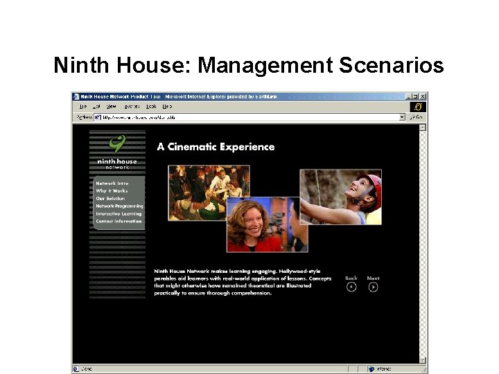 Ninth House: Management Scenarios Ninth House: Management Scenarios
