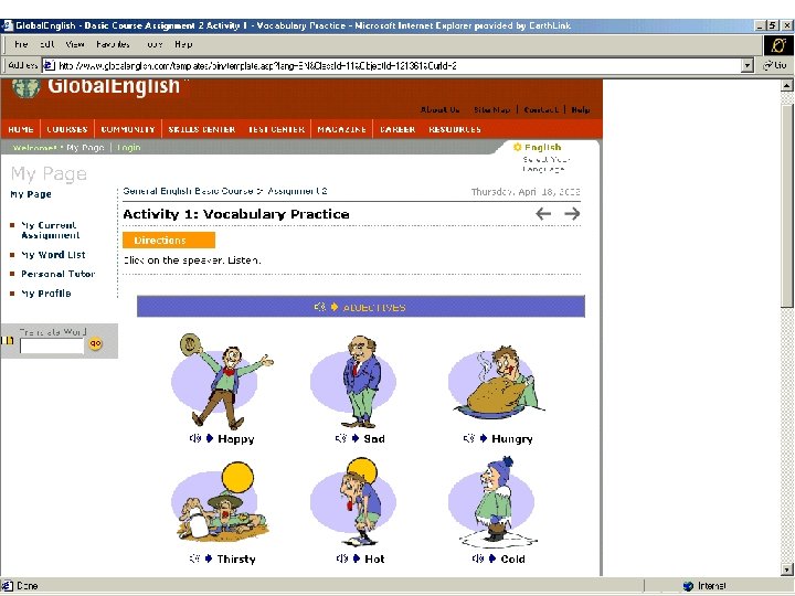 Typical Features (e. g. , Englishtown (millions of users from over 100 countries) • Typical Features (e. g. , Englishtown (millions of users from over 100 countries) •