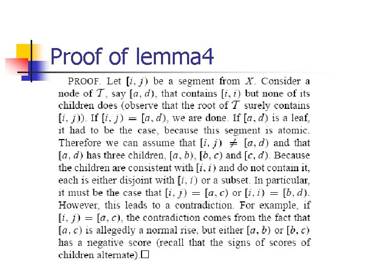 Proof of lemma 4 