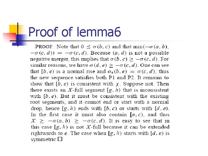 Proof of lemma 6 