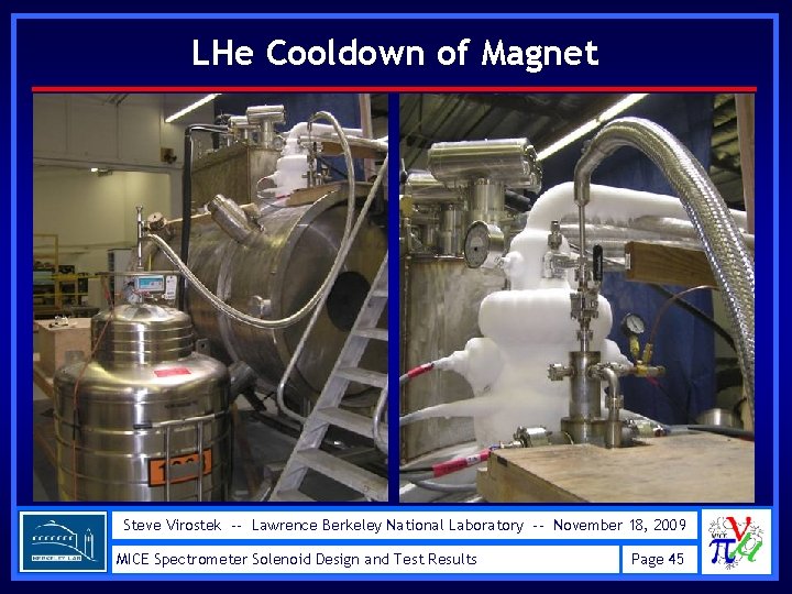 LHe Cooldown of Magnet Steve Virostek -- Lawrence Berkeley National Laboratory -- November 18,