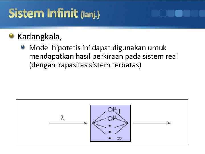 Sistem Infinit (lanj. ) Kadangkala, Model hipotetis ini dapat digunakan untuk mendapatkan hasil perkiraan