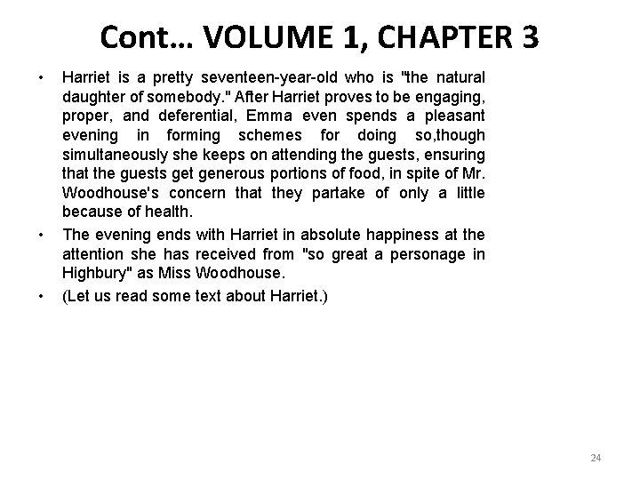 Cont… VOLUME 1, CHAPTER 3 • • • Harriet is a pretty seventeen-year-old who Cont… VOLUME 1, CHAPTER 3 • • • Harriet is a pretty seventeen-year-old who