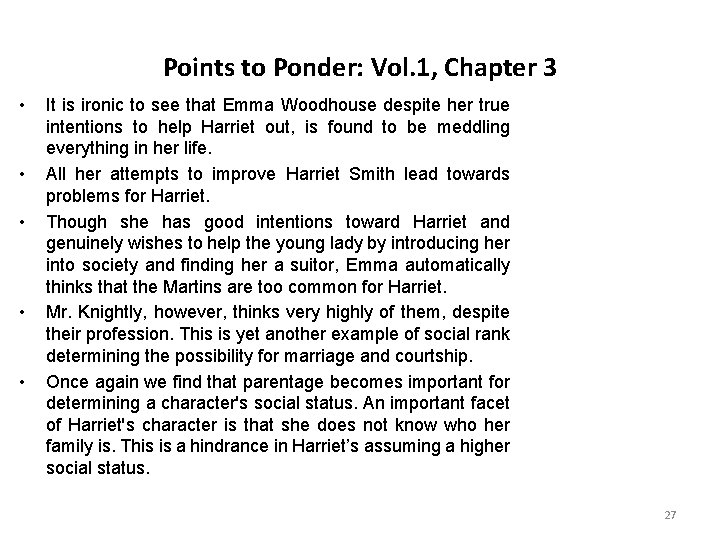 Points to Ponder: Vol. 1, Chapter 3 • • • It is ironic to Points to Ponder: Vol. 1, Chapter 3 • • • It is ironic to