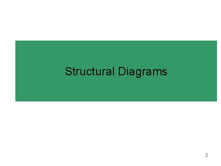 Structural Diagrams 2 