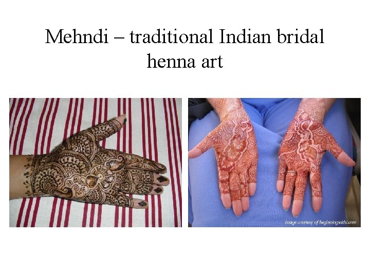 Mehndi – traditional Indian bridal henna art 