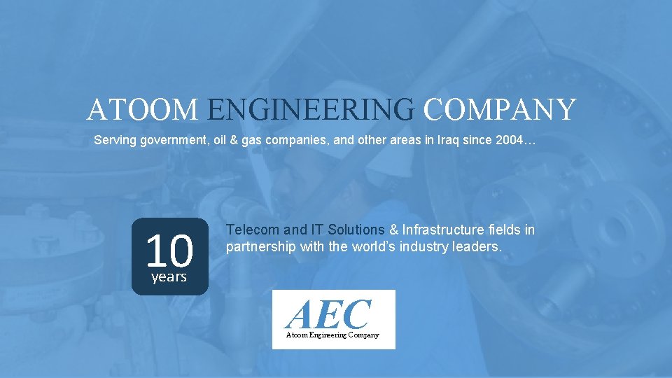 ATOOM ENGINEERING COMPANY Serving government oil gas companies