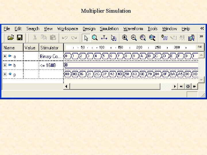 Multiplier Simulation 