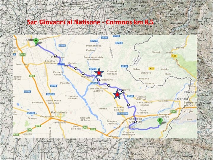 San Giovanni al Natisone - Cormons km 8, 5 