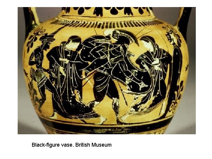 Black-figure vase. British Museum 