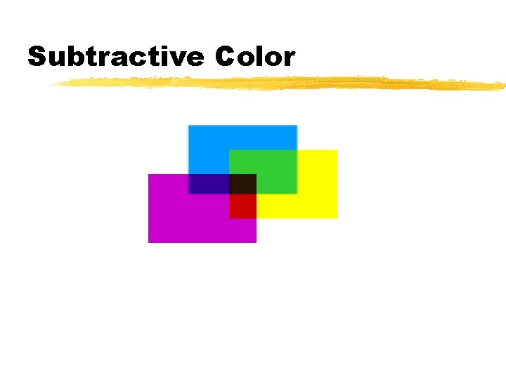 Subtractive Color 