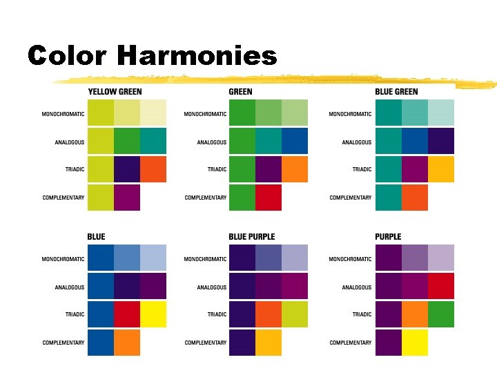 Color Harmonies 