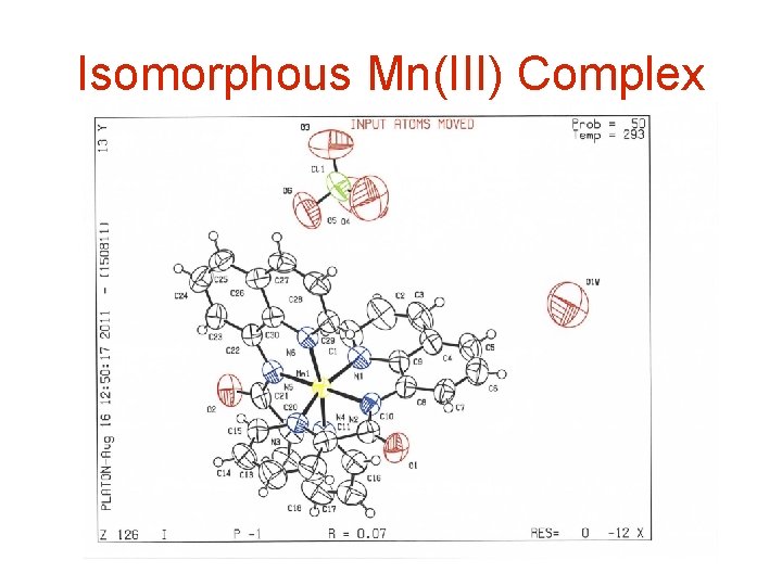Isomorphous Mn(III) Complex 
