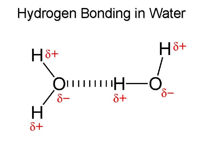 Hydrogen Bonding in Water 