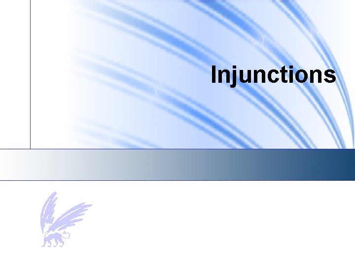 Injunctions 