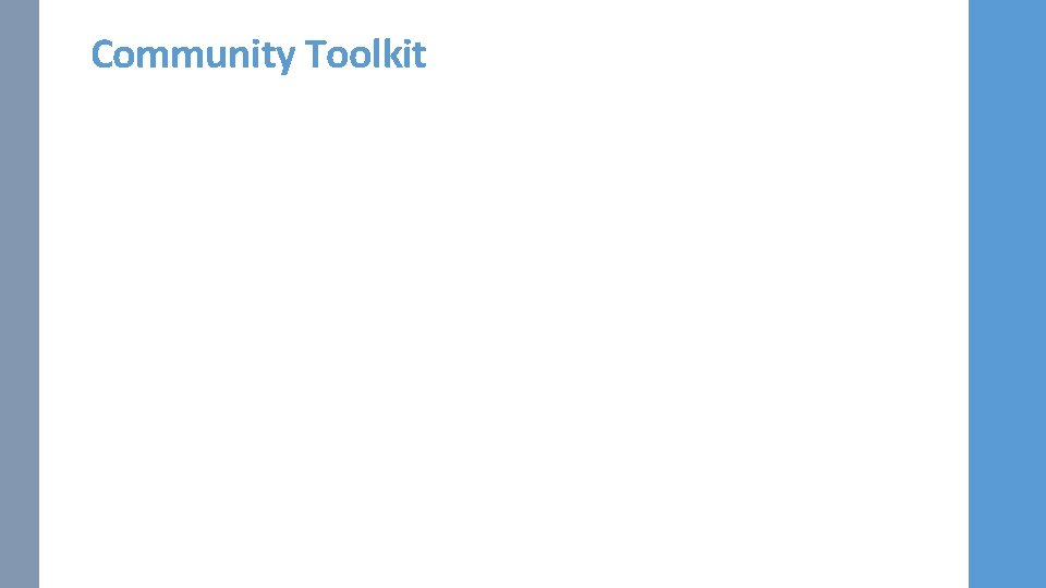 Community Toolkit 