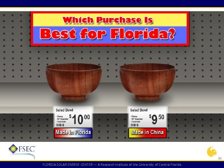 34 FLORIDA SOLAR ENERGY CENTER — A Research Institute of the University of Central