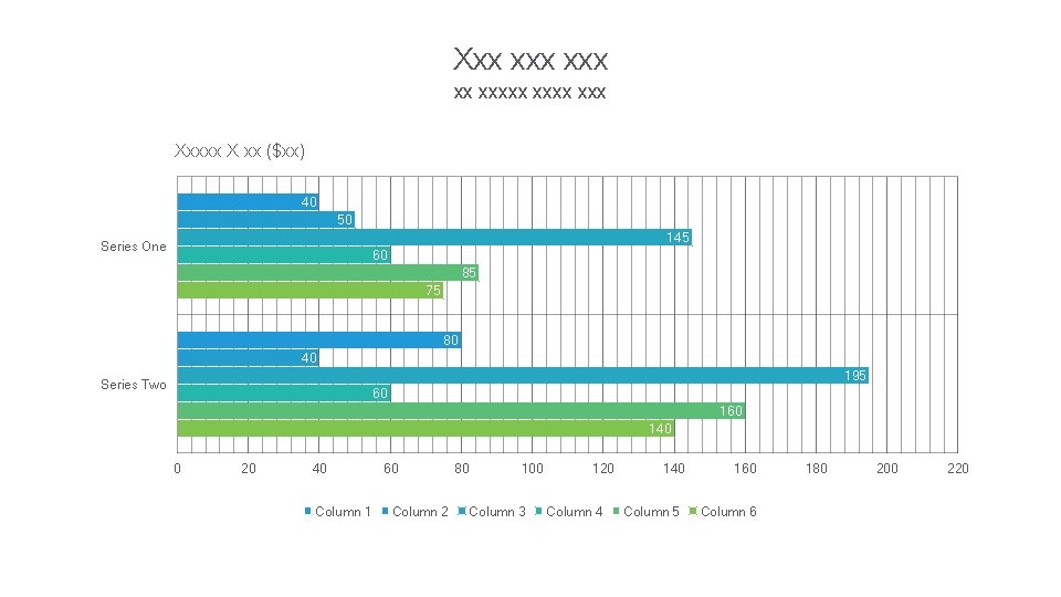 Xxx xxxx xxx Xxxxx X xx ($xx) 40 50 145 Series One 60 85