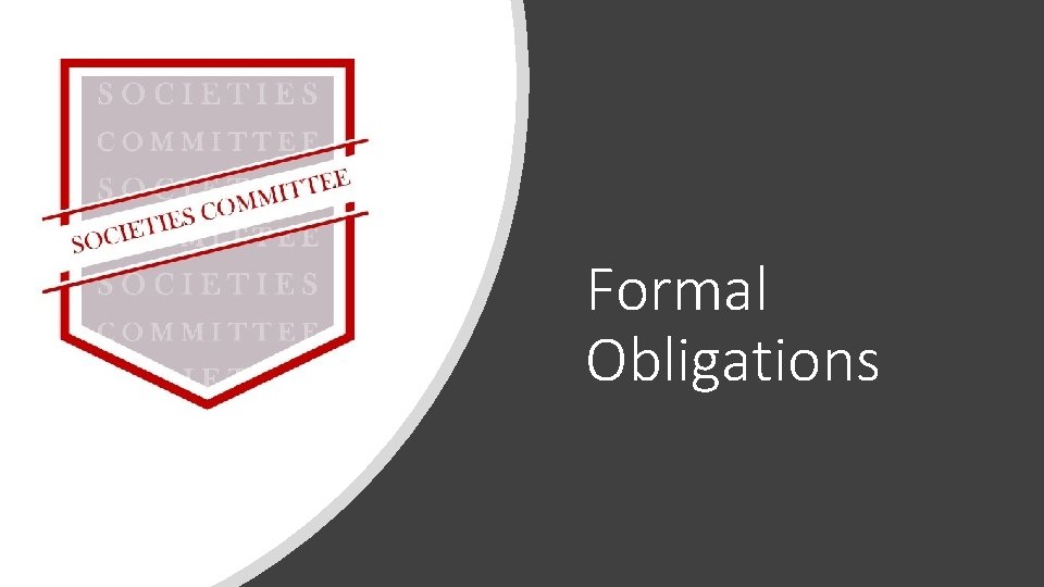 Formal Obligations 