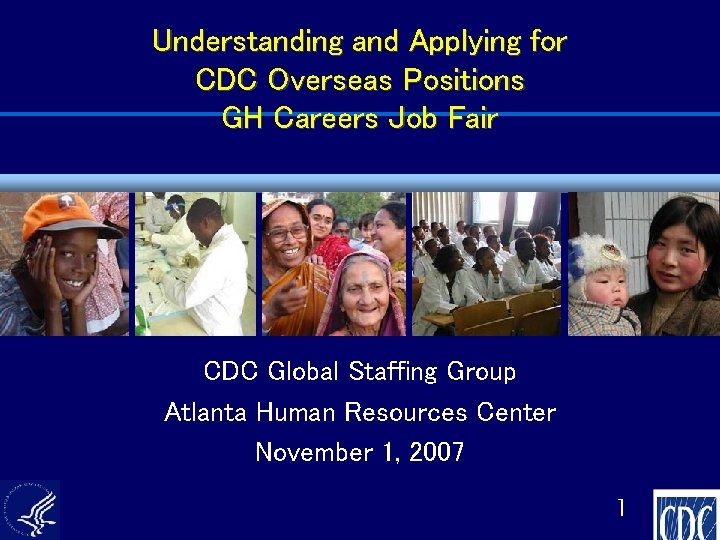 Understanding and Applying for CDC Overseas Positions GH Careers Job Fair CDC Global Staffing