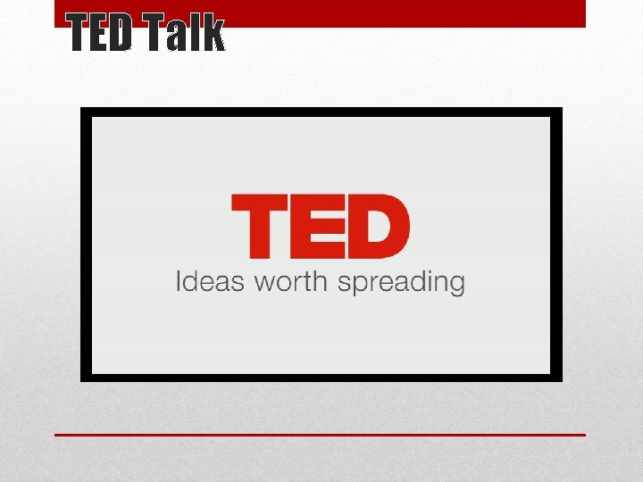 TED Talk 