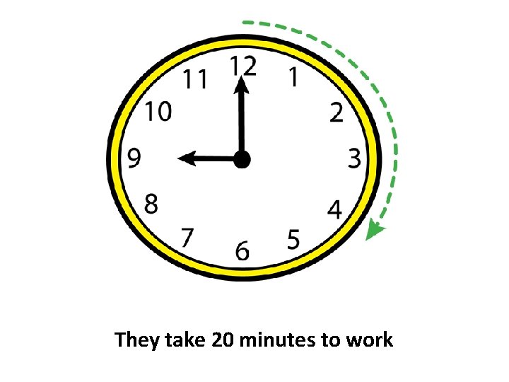 They take 20 minutes to work 