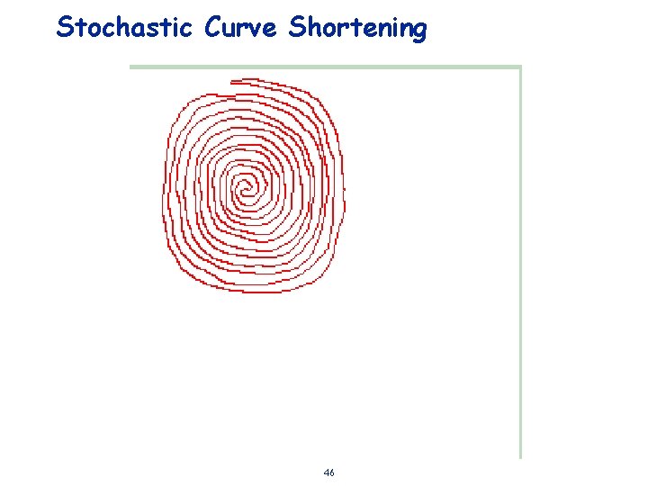 Stochastic Curve Shortening 46 