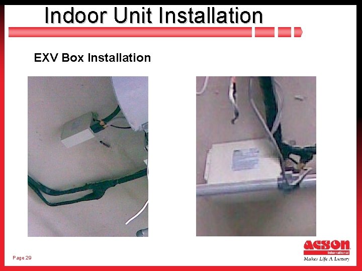 Indoor Unit Installation EXV Box Installation Page 29 