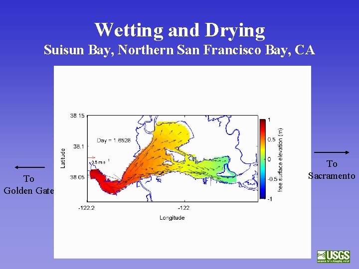 Wetting and Drying Suisun Bay, Northern San Francisco Bay, CA To Golden Gate To