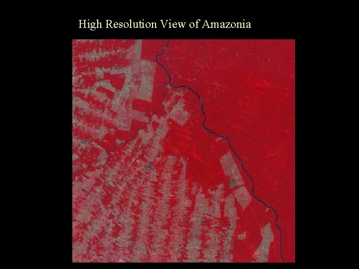 High Resolution View of Amazonia 