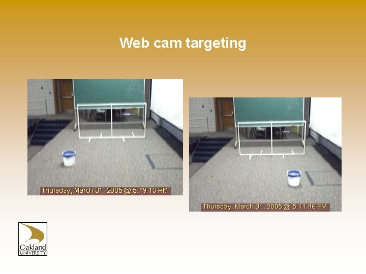 Web cam targeting 