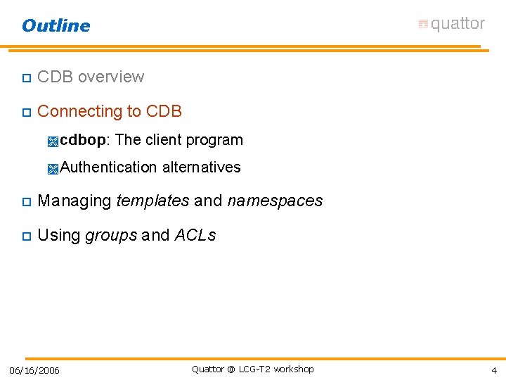 Administering Templates With Cdb Marco Emilio Poleggi Cerninfncnaf