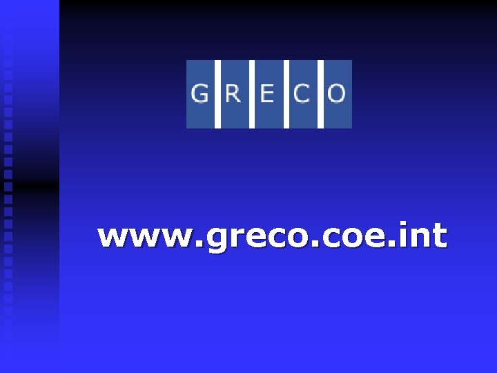 www. greco. coe. int 