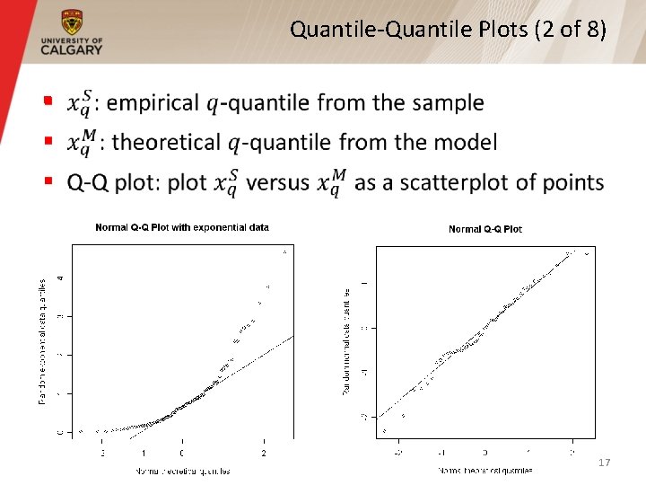 Quantile-Quantile Plots (2 of 8) § 17 