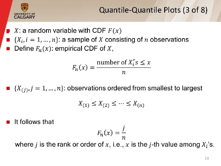 Quantile-Quantile Plots (3 of 8) § 18 