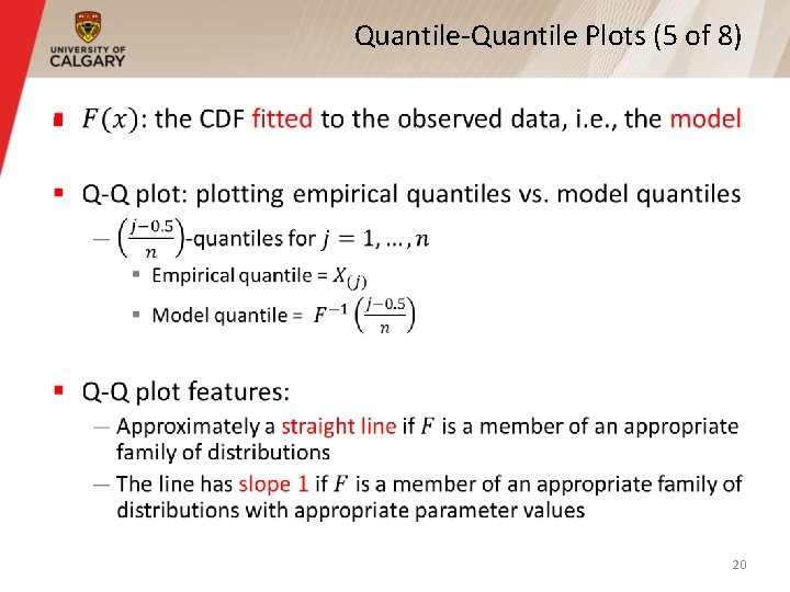 Quantile-Quantile Plots (5 of 8) § 20 