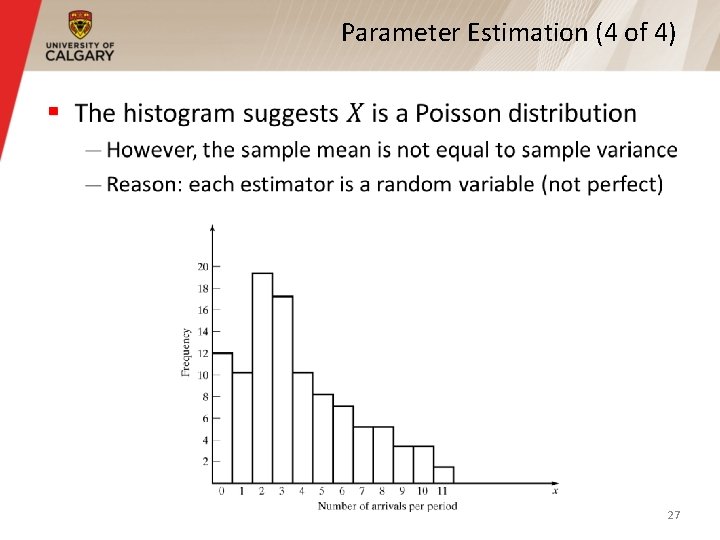 Parameter Estimation (4 of 4) § 27 