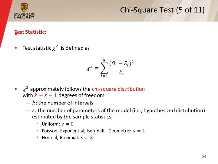 Chi-Square Test (5 of 11) § 34 