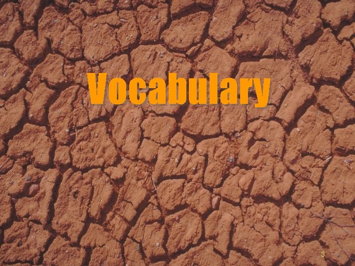 Vocabulary 3 