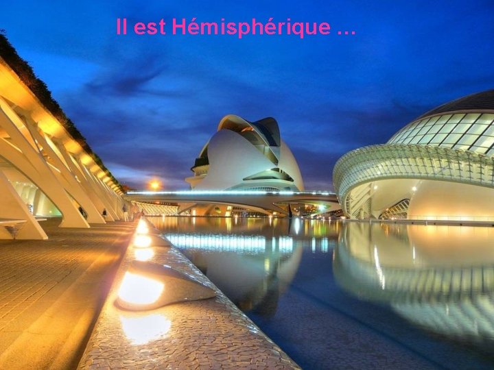 Il est Hémisphérique … 