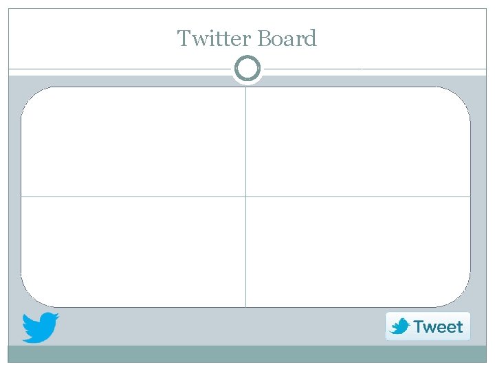 Twitter Board Twitter Board