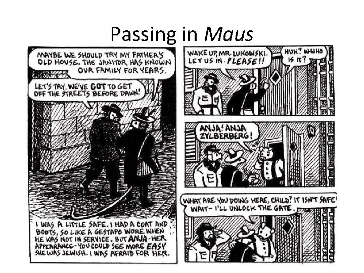 Passing in Maus 