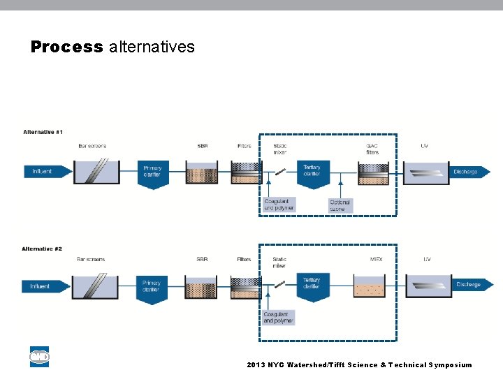 Process alternatives 2013 NYC Watershed/Tifft Science & Technical Symposium 
