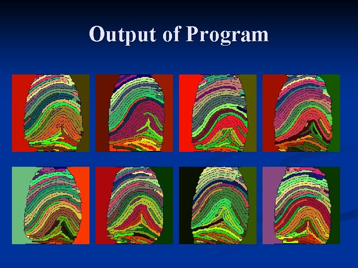 Output of Program 